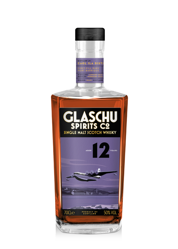 Glaschu Spirits Co. - Caol Ila 12: Ruby Port Barrique